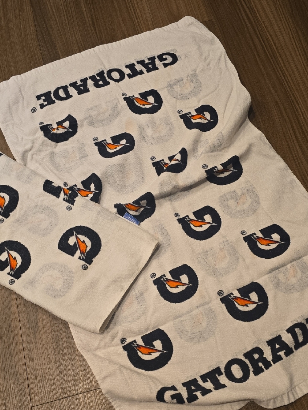 Gatorade Logo Towel - White with Navy & Orange